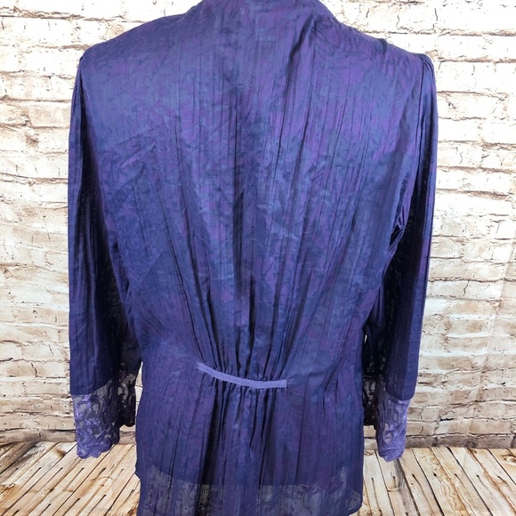 Coldwater Creek Purple Shirt - Picture 3 of 5